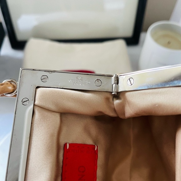 Valentino Garavani Rhinestone Silk Evening Bag - Picture 5 of 15